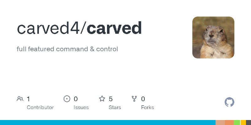 GitHub - carved4/carved: full featured command & control