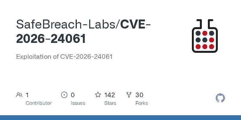GitHub - SafeBreach-Labs/CVE-2026-24061: Exploitation of CVE-2026-24061