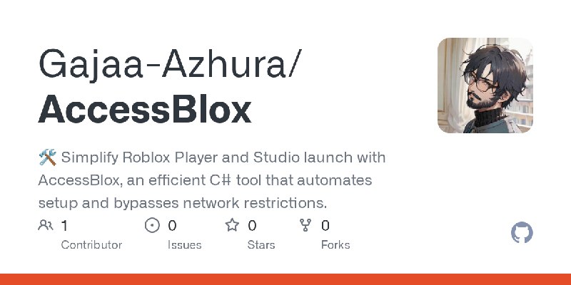 GitHub - Gajaa-Azhura/AccessBlox: 🛠️ Simplify Roblox Player and Studio launch with AccessBlox, an efficient C# tool that automates…
