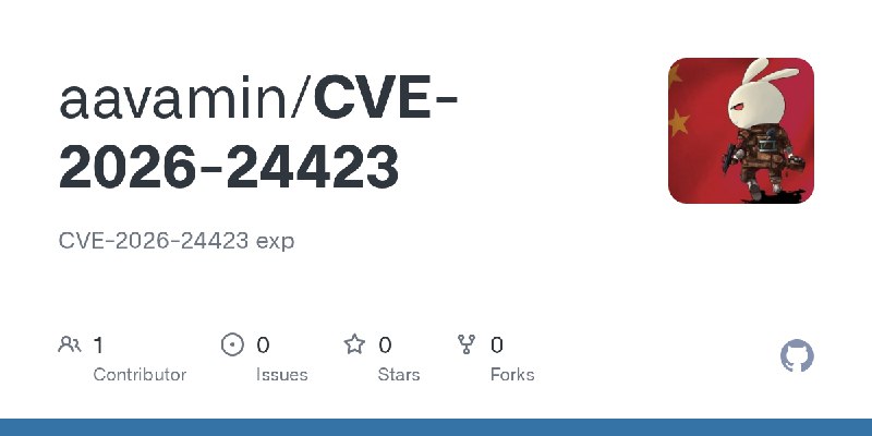 GitHub - aavamin/CVE-2026-24423: CVE-2026-24423 exp