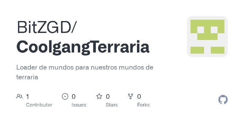 GitHub - BitZGD/CoolgangTerraria: Loader de mundos para nuestros mundos de terraria