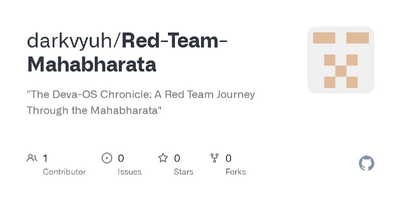 GitHub - darkvyuh/Red-Team-Mahabharata: 