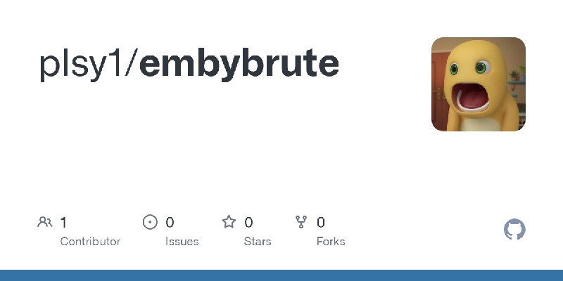 GitHub - plsy1/embybrute