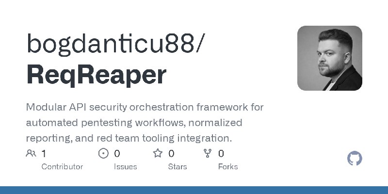 GitHub - bogdanticu88/ReqReaper: Modular API security orchestration framework for automated pentesting workflows, normalized reporting…