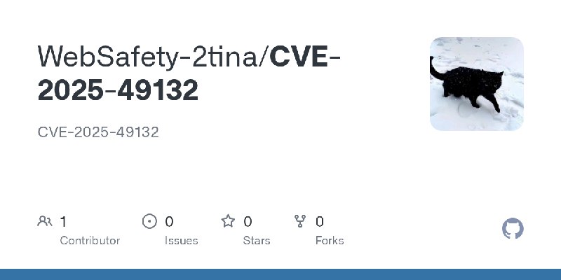 GitHub - WebSafety-2tina/CVE-2025-49132: CVE-2025-49132