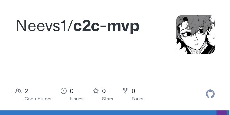 GitHub - Neevs1/c2c-mvp
