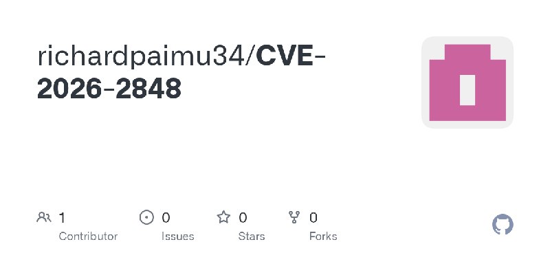 GitHub - richardpaimu34/CVE-2026-2848