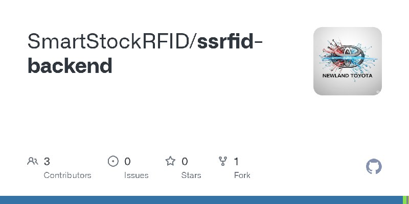 GitHub - SmartStockRFID/ssrfid-backend