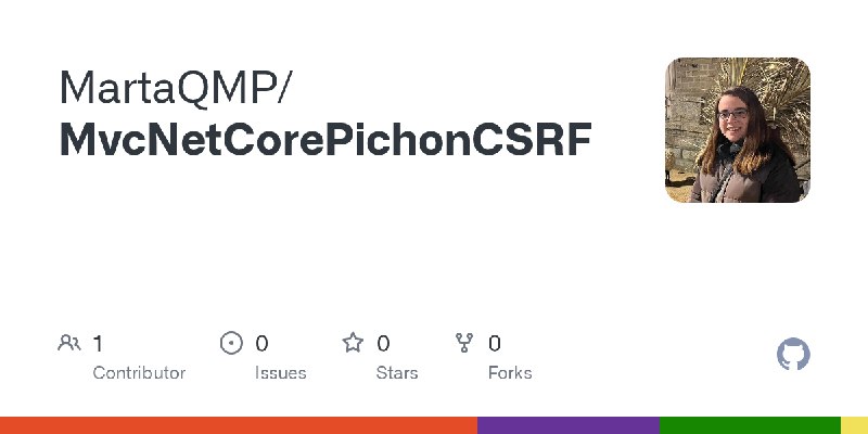 GitHub - MartaQMP/MvcNetCorePichonCSRF
