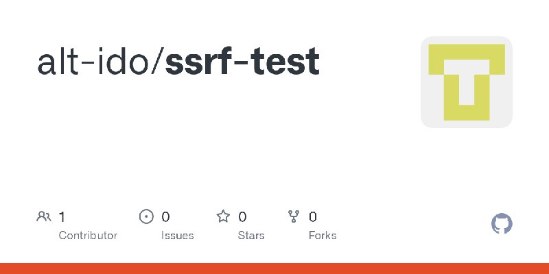GitHub - alt-ido/ssrf-test