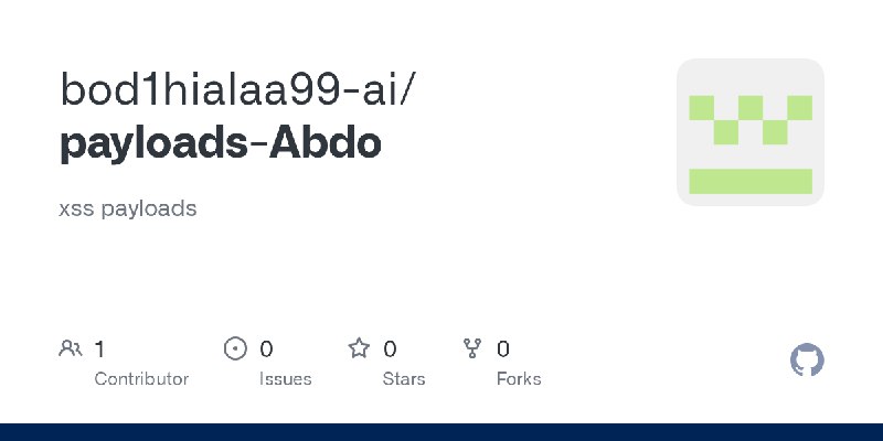 GitHub - bod1hialaa99-ai/payloads-Abdo: xss payloads