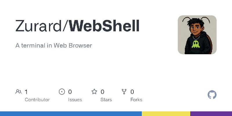 GitHub - Zurard/WebShell: A terminal in Web Browser