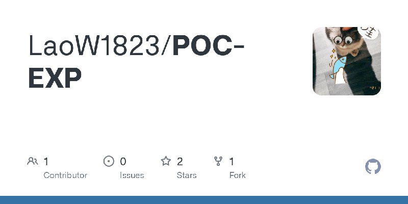 GitHub - LaoW1823/POC-EXP