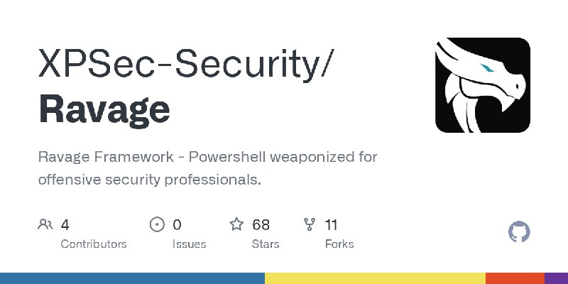 GitHub - XPSec-Security/Ravage: Ravage Framework - Powershell weaponized for offensive security professionals.
