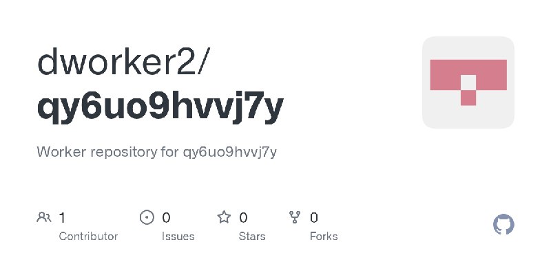 GitHub - dworker2/qy6uo9hvvj7y: Worker repository for qy6uo9hvvj7y