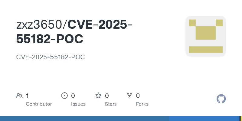 GitHub - zxz3650/CVE-2025-55182-POC: CVE-2025-55182-POC