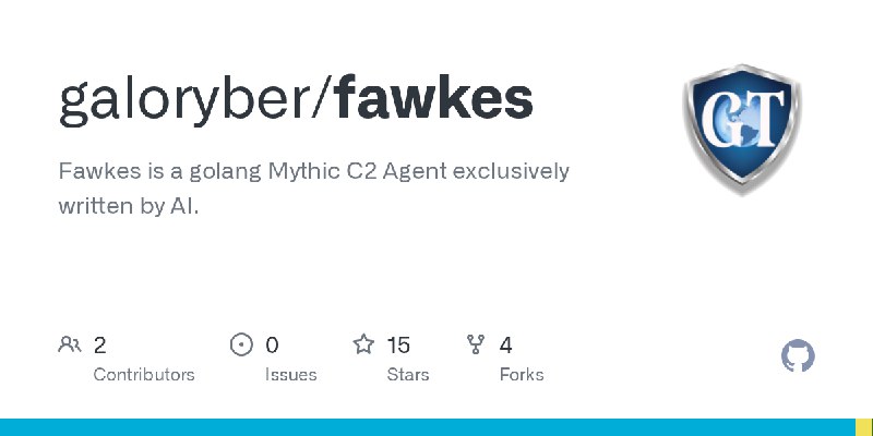 GitHub - galoryber/fawkes: Fawkes is a golang Mythic C2 Agent exclusively written by AI.